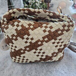 Altar'd State Jessamine Woven Vegan Leather Crossbody (NWT)